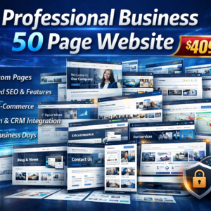 Professional Business 50 Page Website