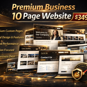 Premium Business 10 Page Website