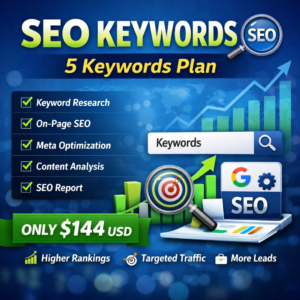 SEO Keywords – 5 Keywords Plan
