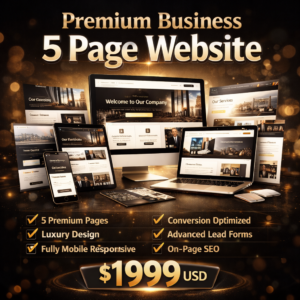 Premium Business 5 Page Website
